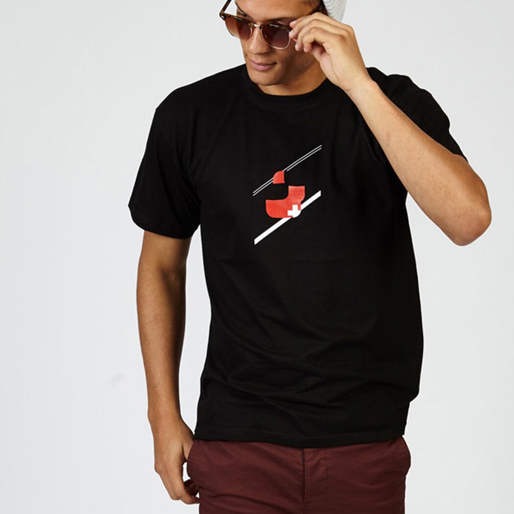 T-lab Telecabine Mens T Shirt model NOTHS full