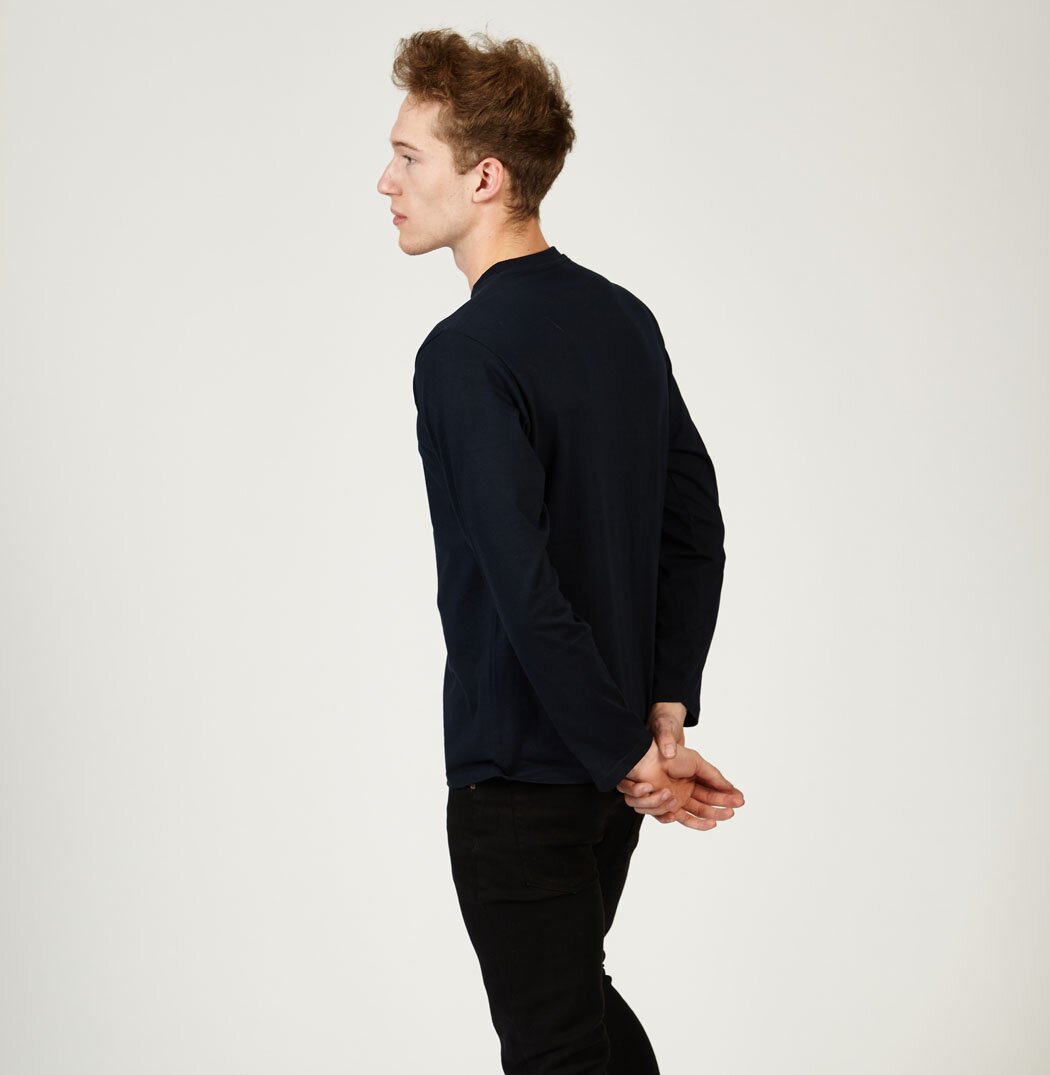 T-Lab Radio Alpes mens long sleeve t-shirt back