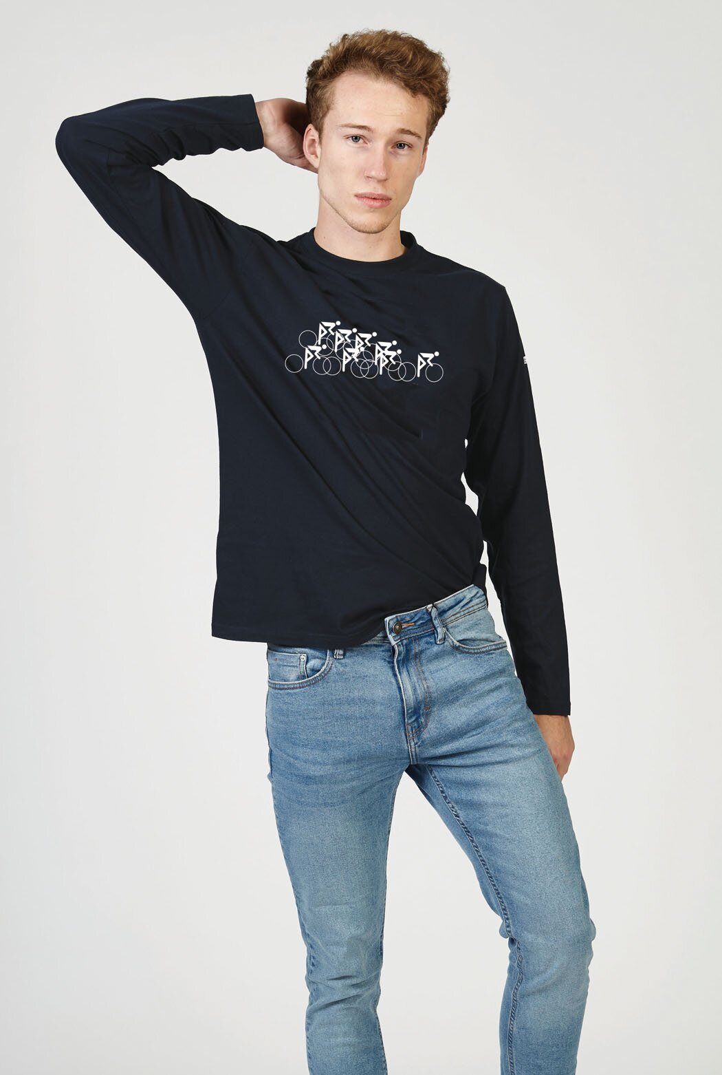 T-lab Peloton mens longsleeve t-shirt full length