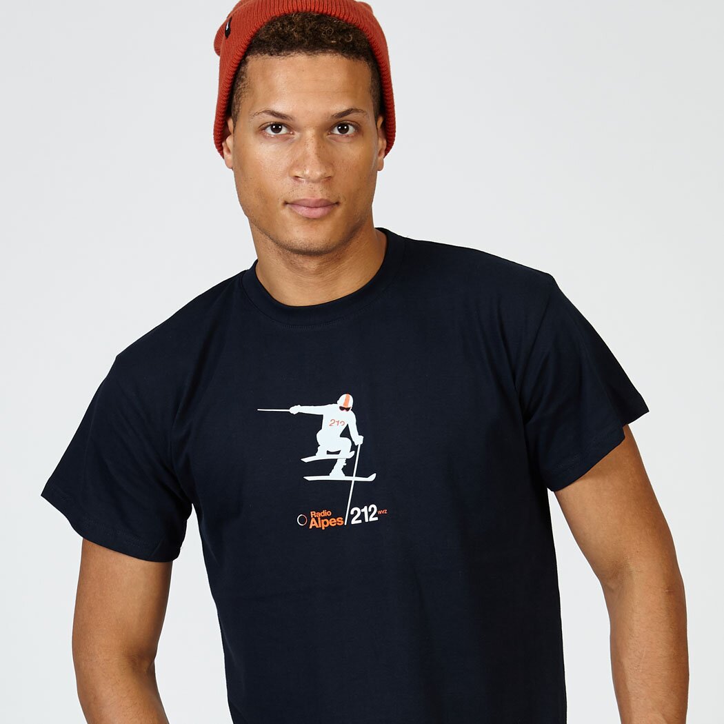 T-lab Radio Alpes mens t-shirt cropped