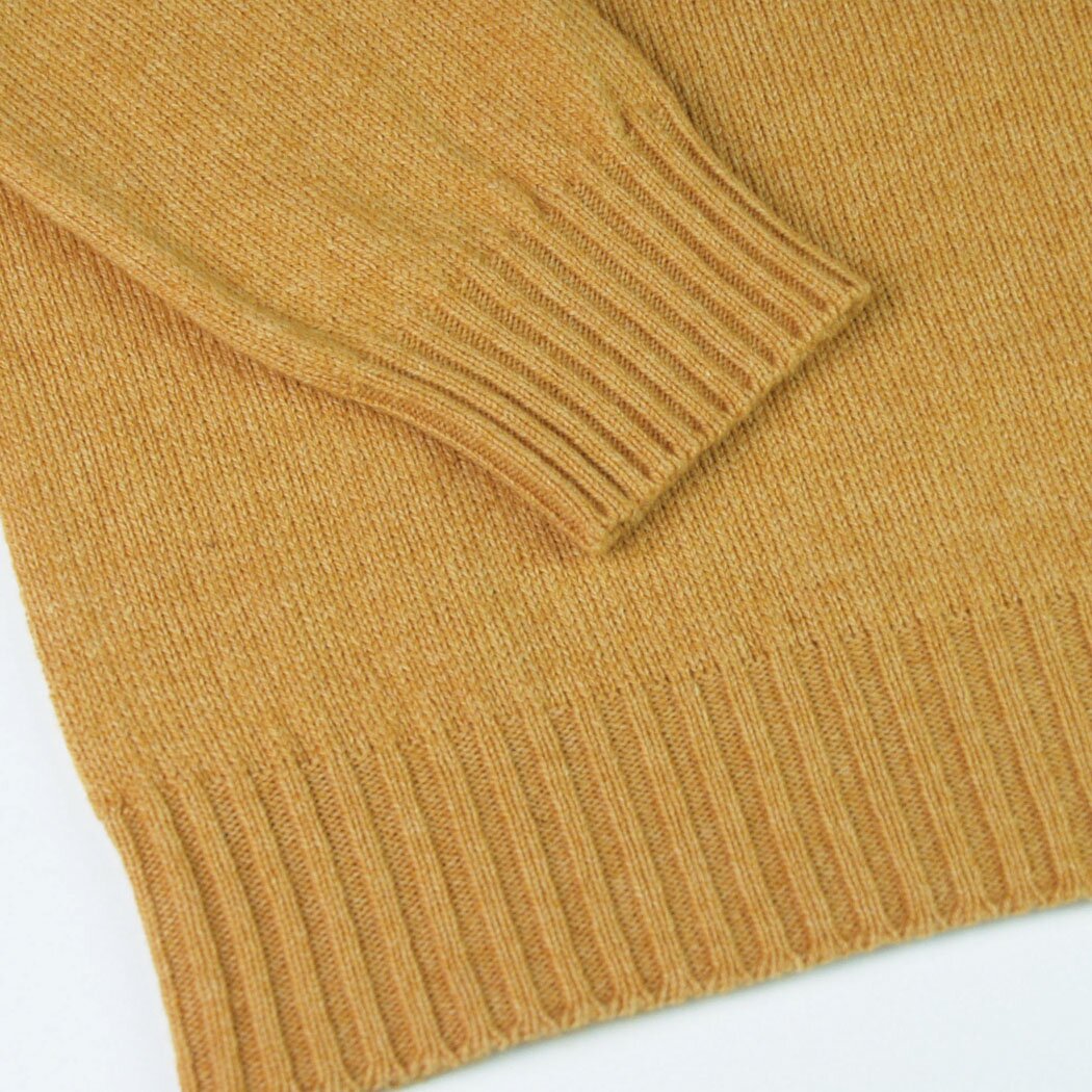 Bruce T-lab womens sweater orange cuff