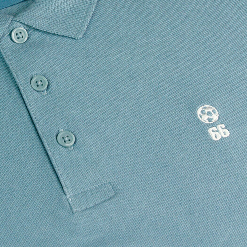 T-lab 66 Mens football polo shirt blue T-lab 66 Mens football polo shirt blue