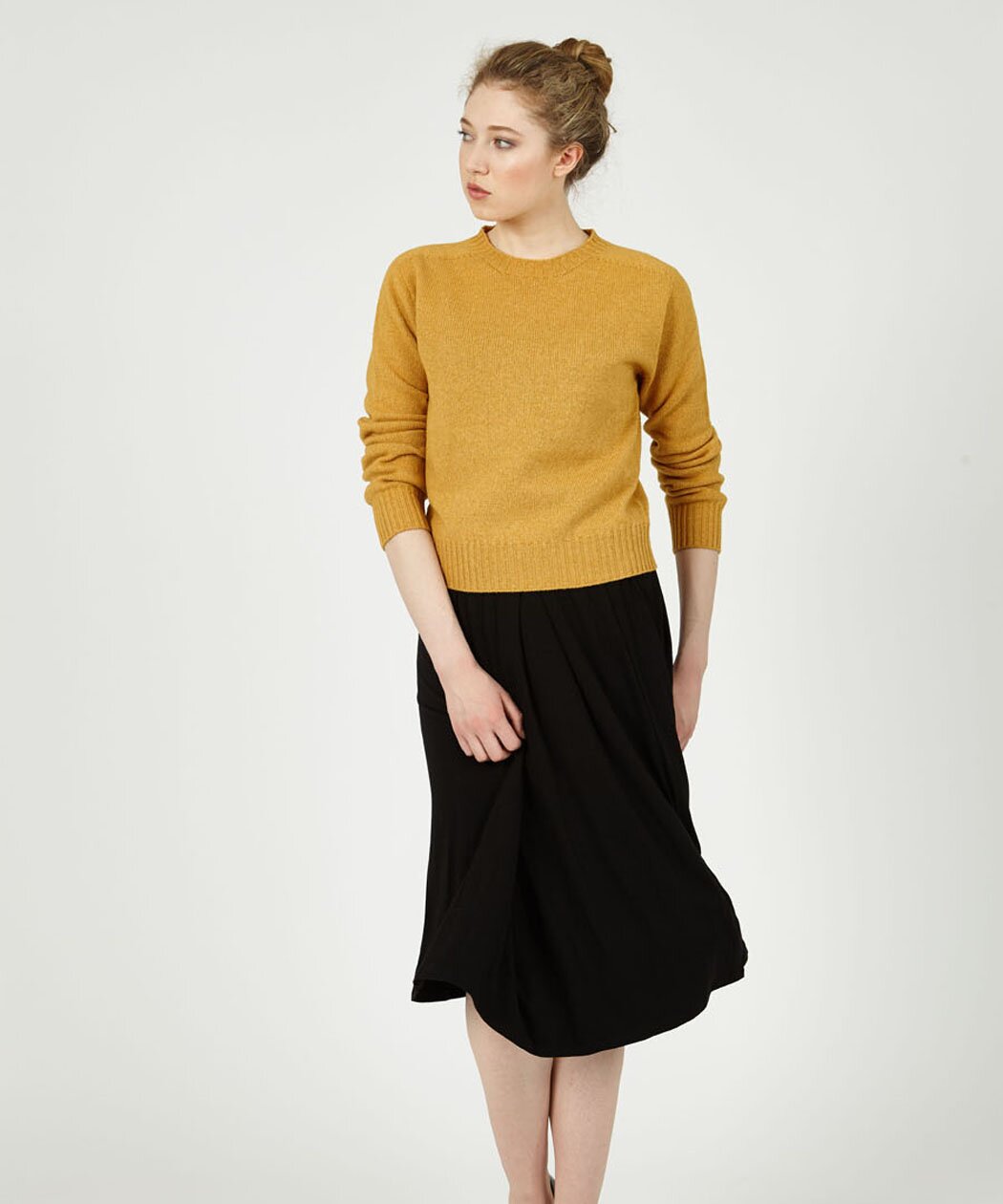 T-lab Alana womens sweater citrus model full2