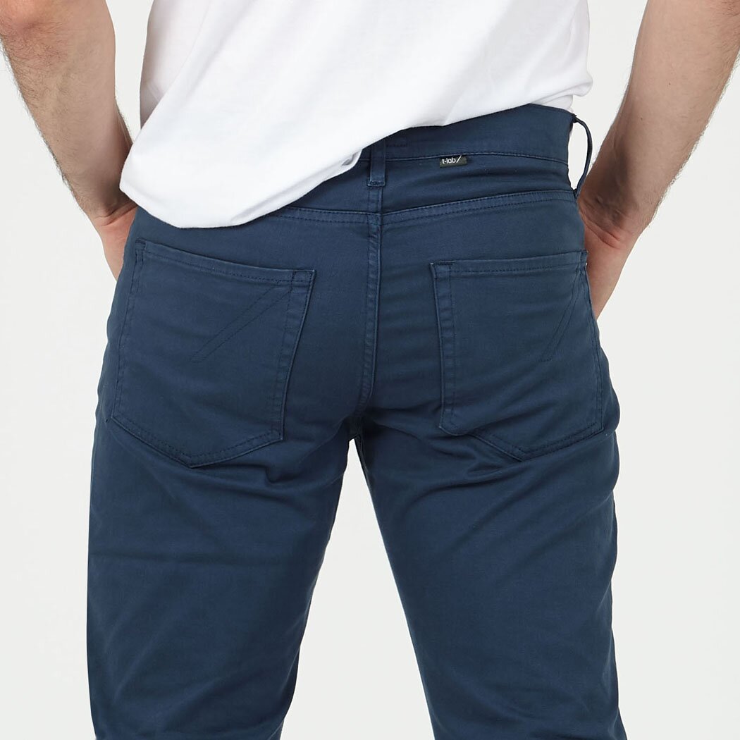 T-lab Bude mens jeans navy rear crop T-lab Bude mens jeans navy