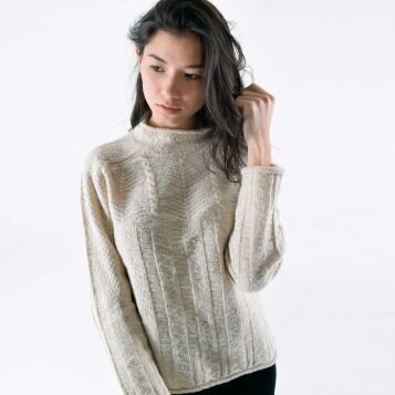 T-lab Alpina womens knitwear cream