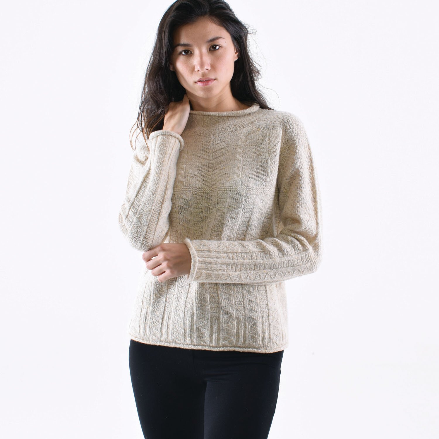 T-lab Alpina womens knitwear cream2