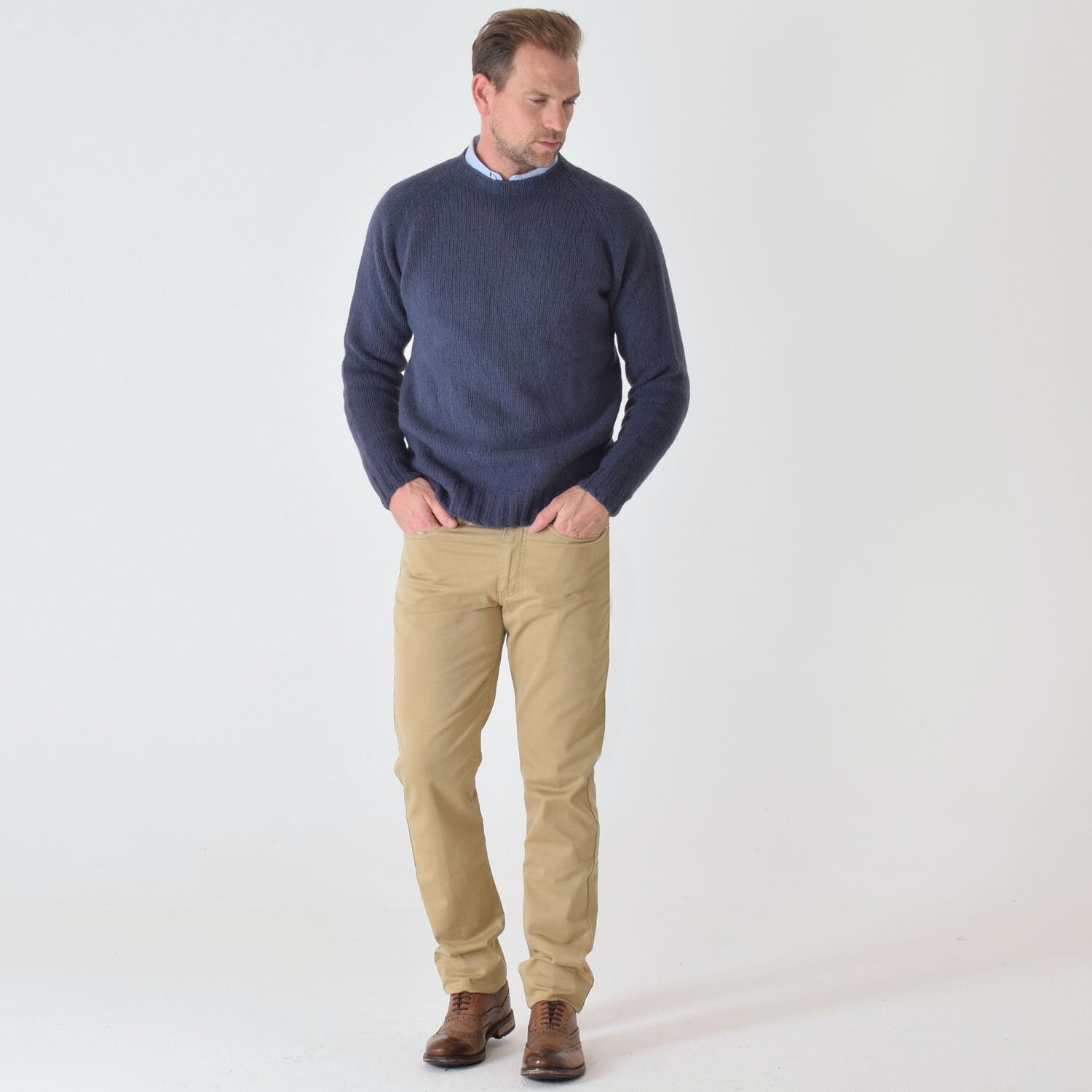 T-lab-Coll-Men's-Knit-Navy-model2 T-lab-Coll-Men's-Knit-Navy