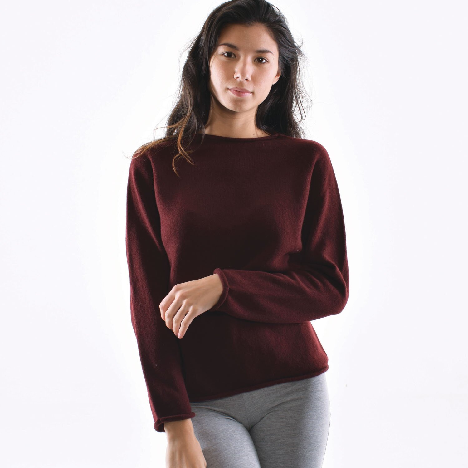 T-lab Lara womens knitwear gen2 T-lab Lara womens knitwear model closeup
