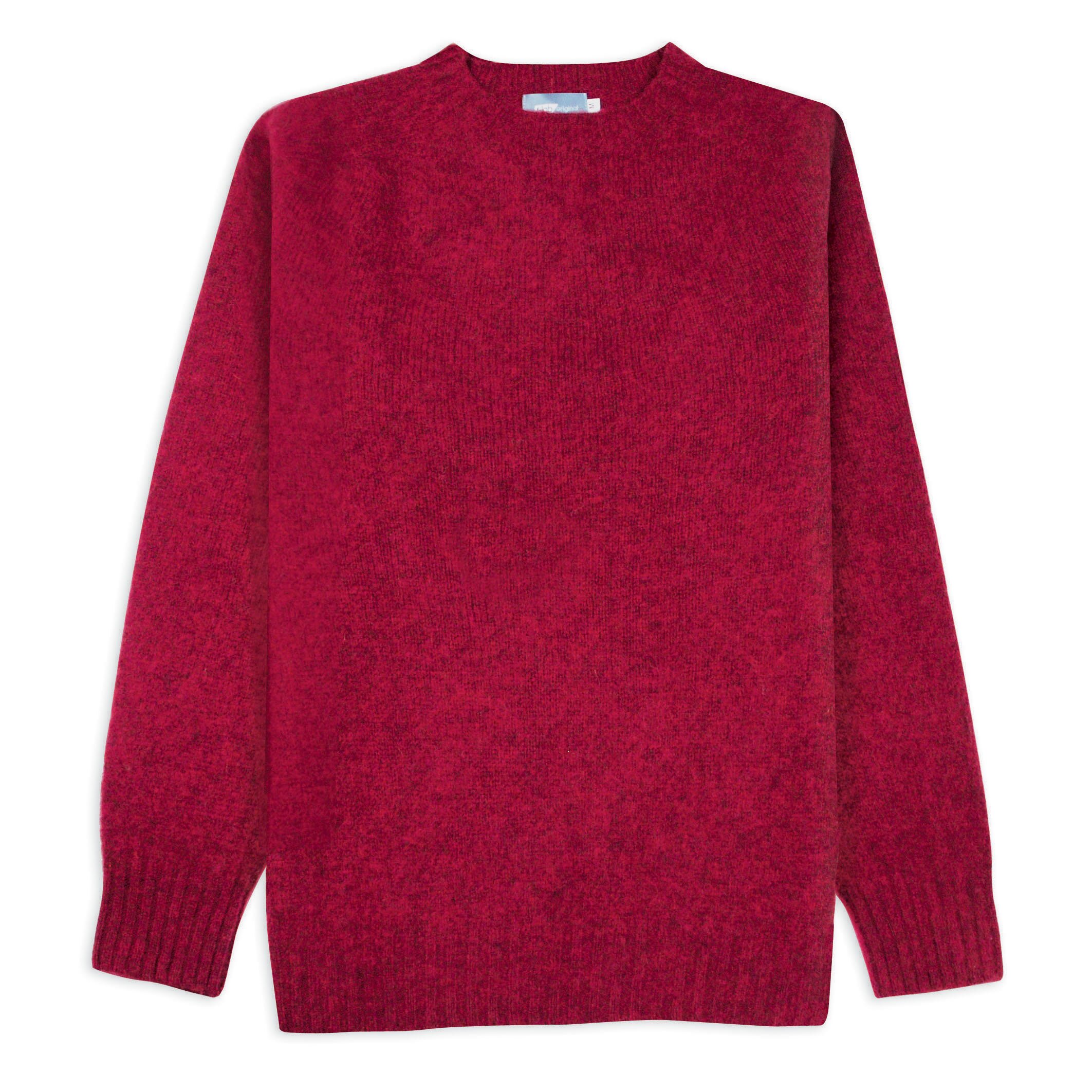 T-lab Coll mens sweater brushed red T-lab Coll mens sweater brushed red
