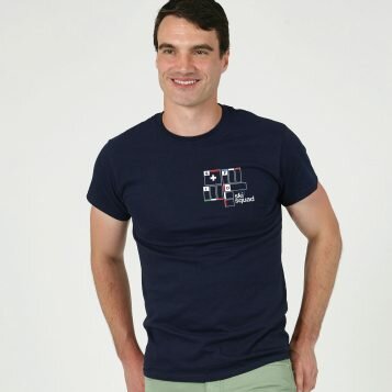 T-lab Ski Squad mens t-shirt navy model2