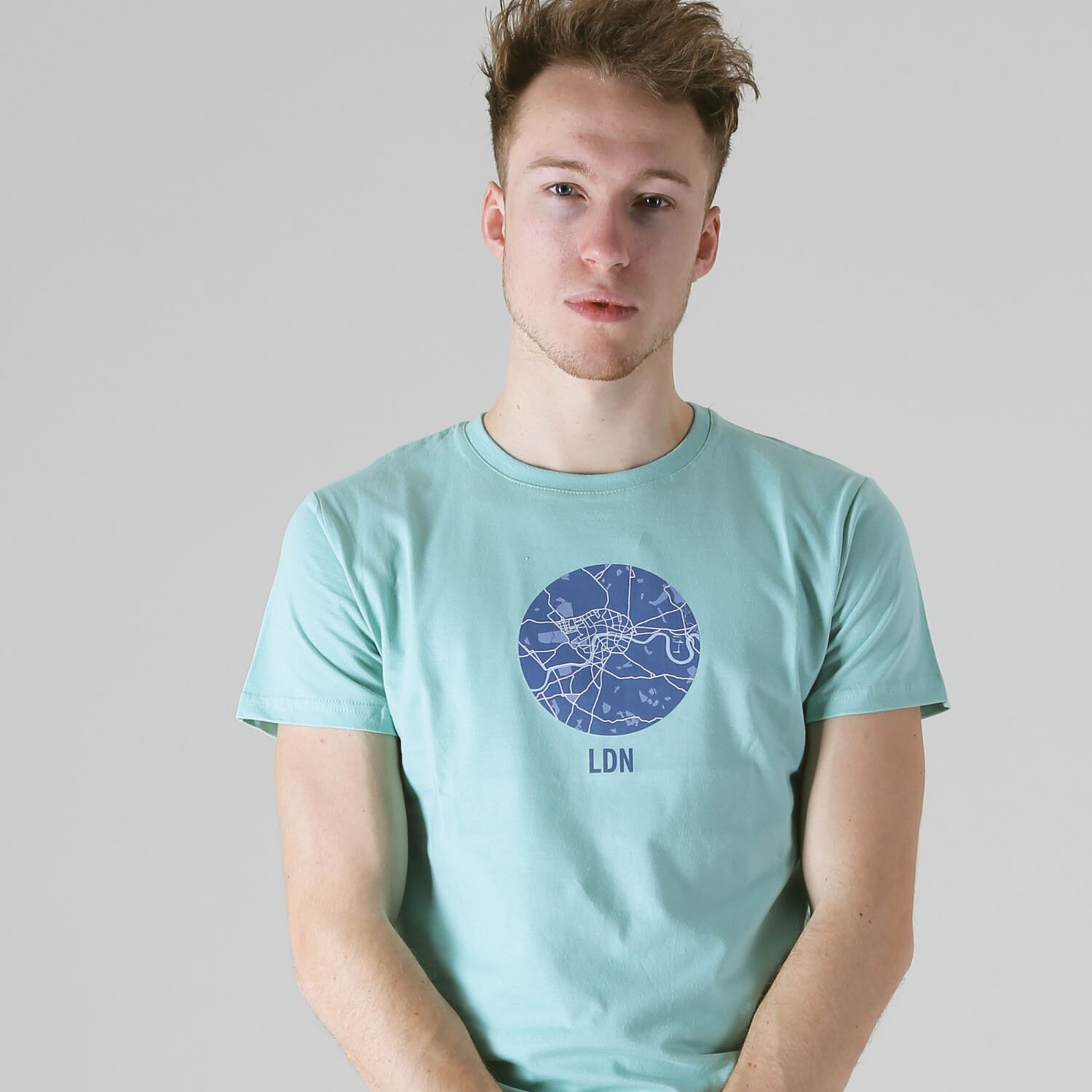 T-lab London mens t-shirt crop