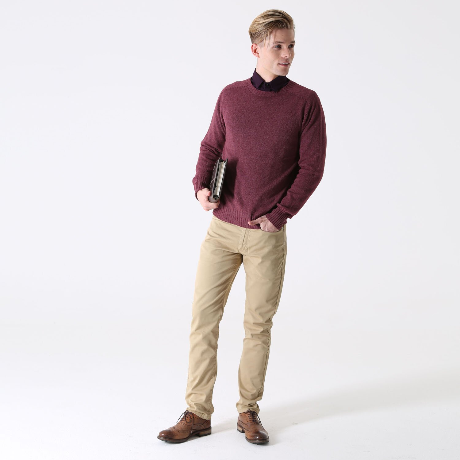 T-lab Cassis mens knitwear model