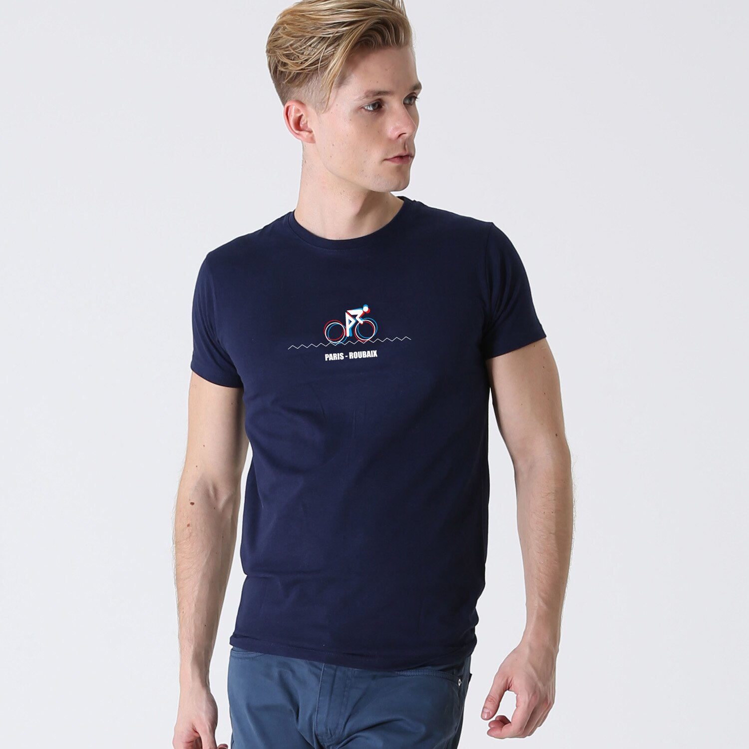 T-lab-Mens-Paris-Roubaix Mens-t-shirt-model T-lab-Mens-Paris-Roubaix Mens-t-shirt-model