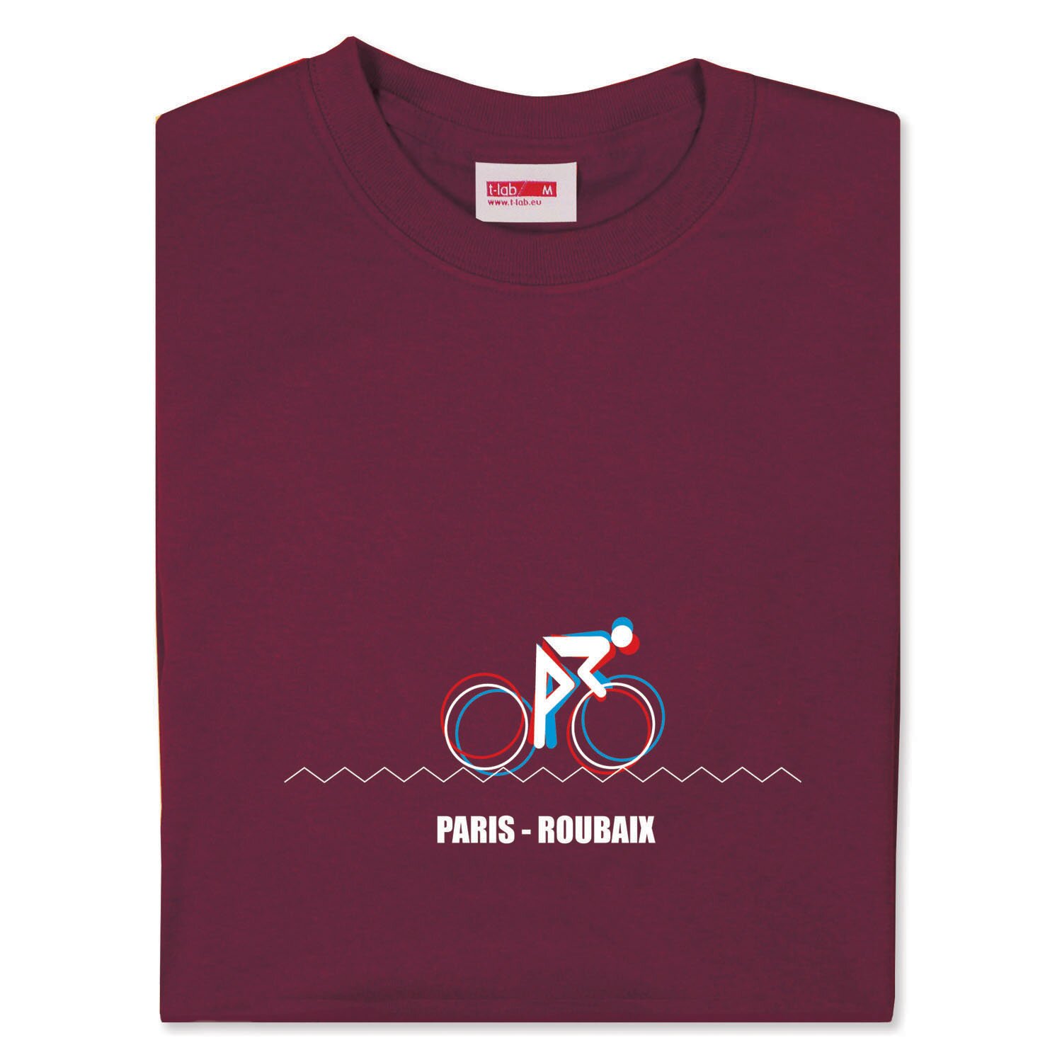 T-lab-Paris-Roubaix-Mens-t-shirt-burgundy T-lab-Paris-Roubaix-Mens-t-shirt-burgundy