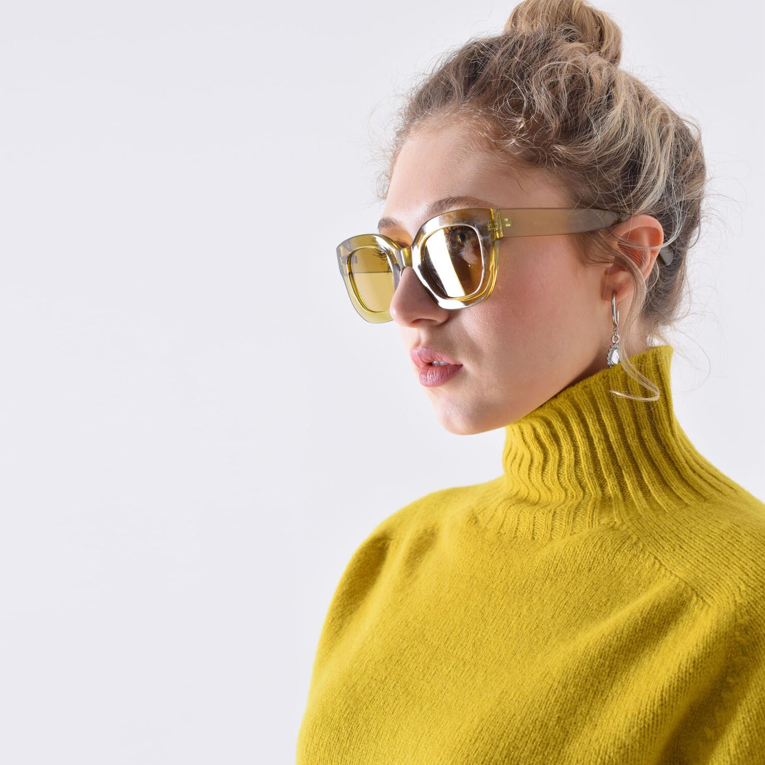T-lab Skye womens knitwear saffron close3 T-lab Skye womens knitwear saffron
