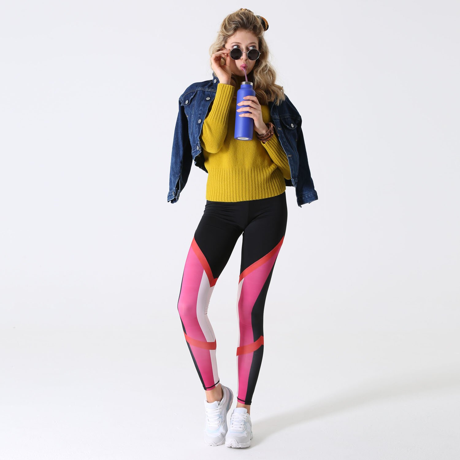 T-lab Skye womens knitwear saffron pose2 T-lab Skye womens knitwear saffron