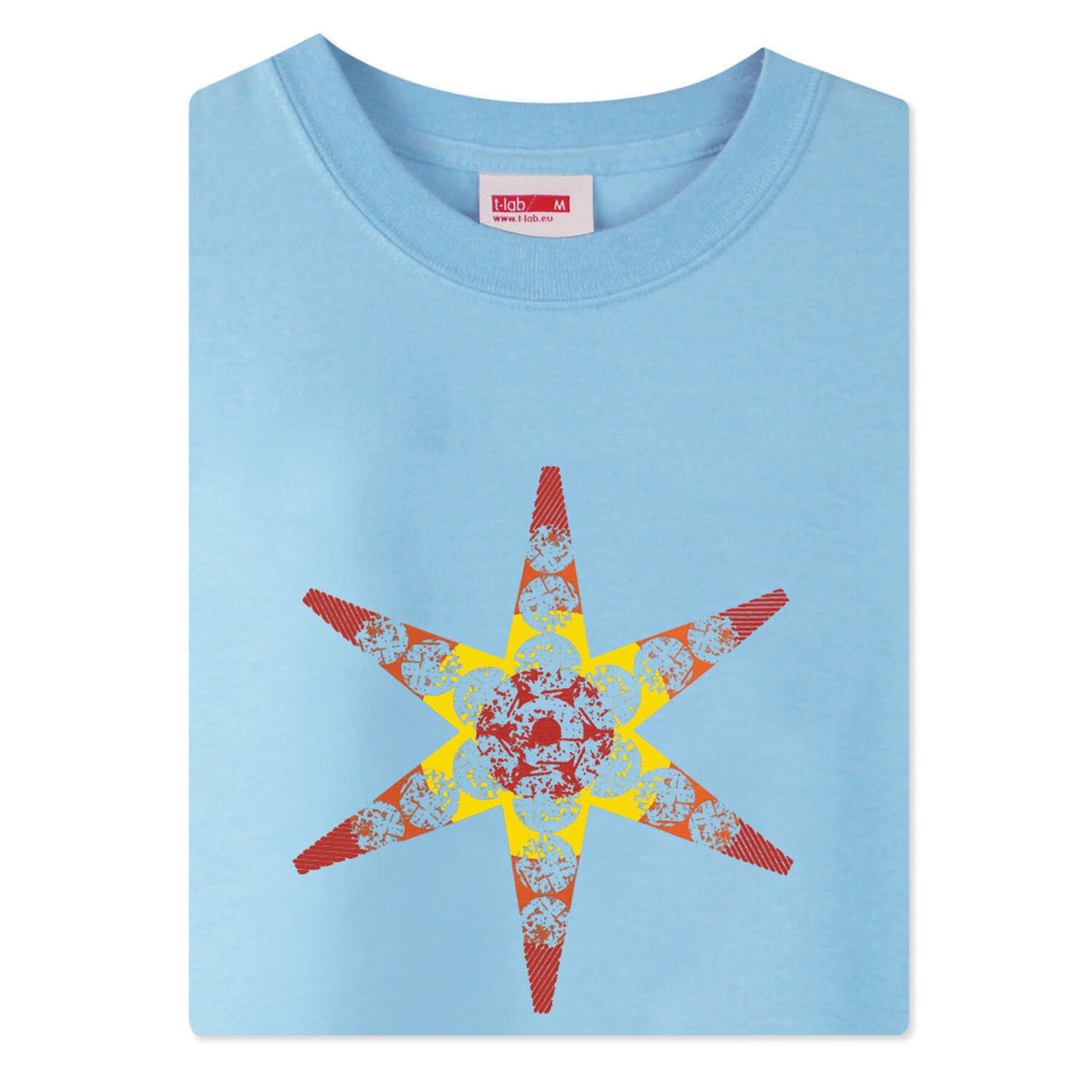 T-lab-BBQ-Star-mens-t-shirt-blue T-lab-BBQ-Star-mens-t-shirt-blue