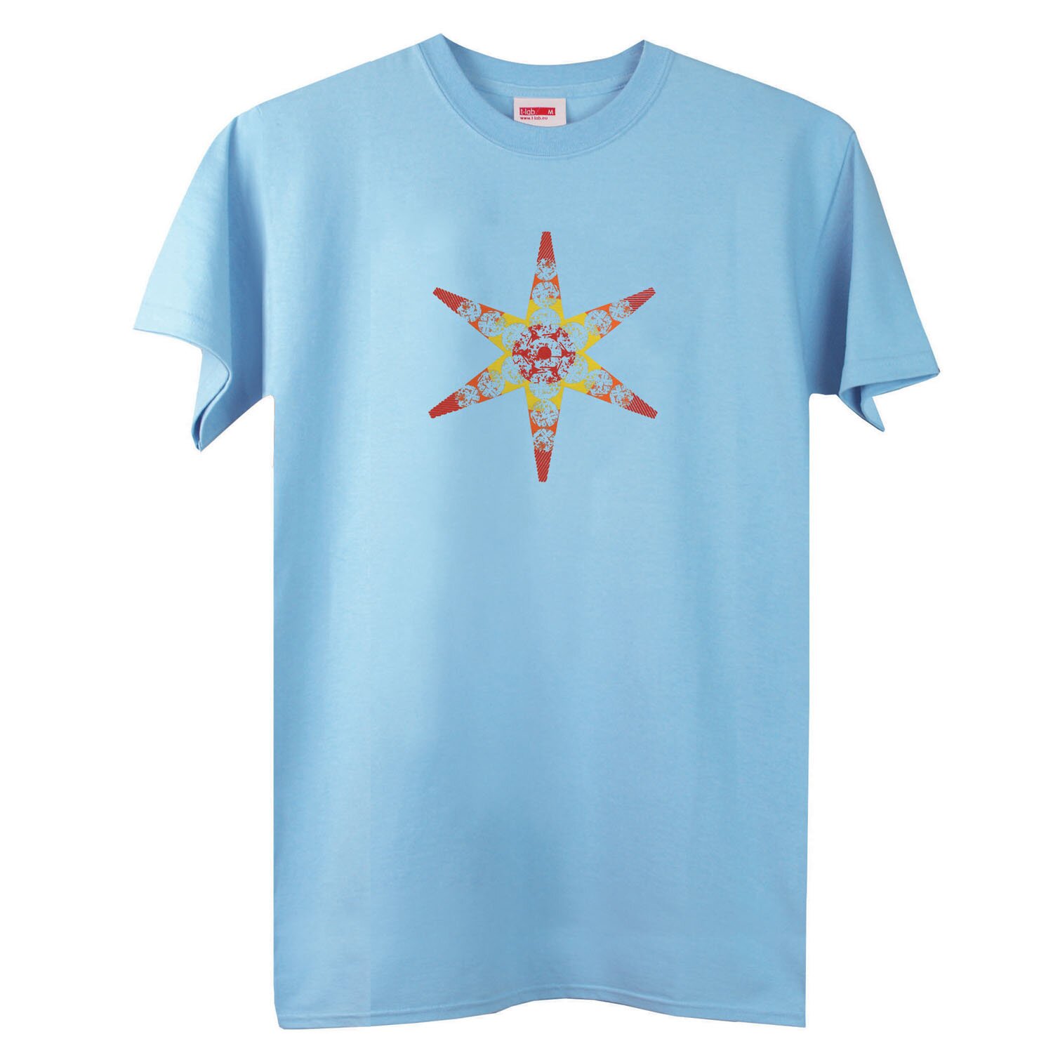 T-lab-BBQ-Star-mens-t-shirt-blue T-lab-BBQ-Star-mens-t-shirt-blue