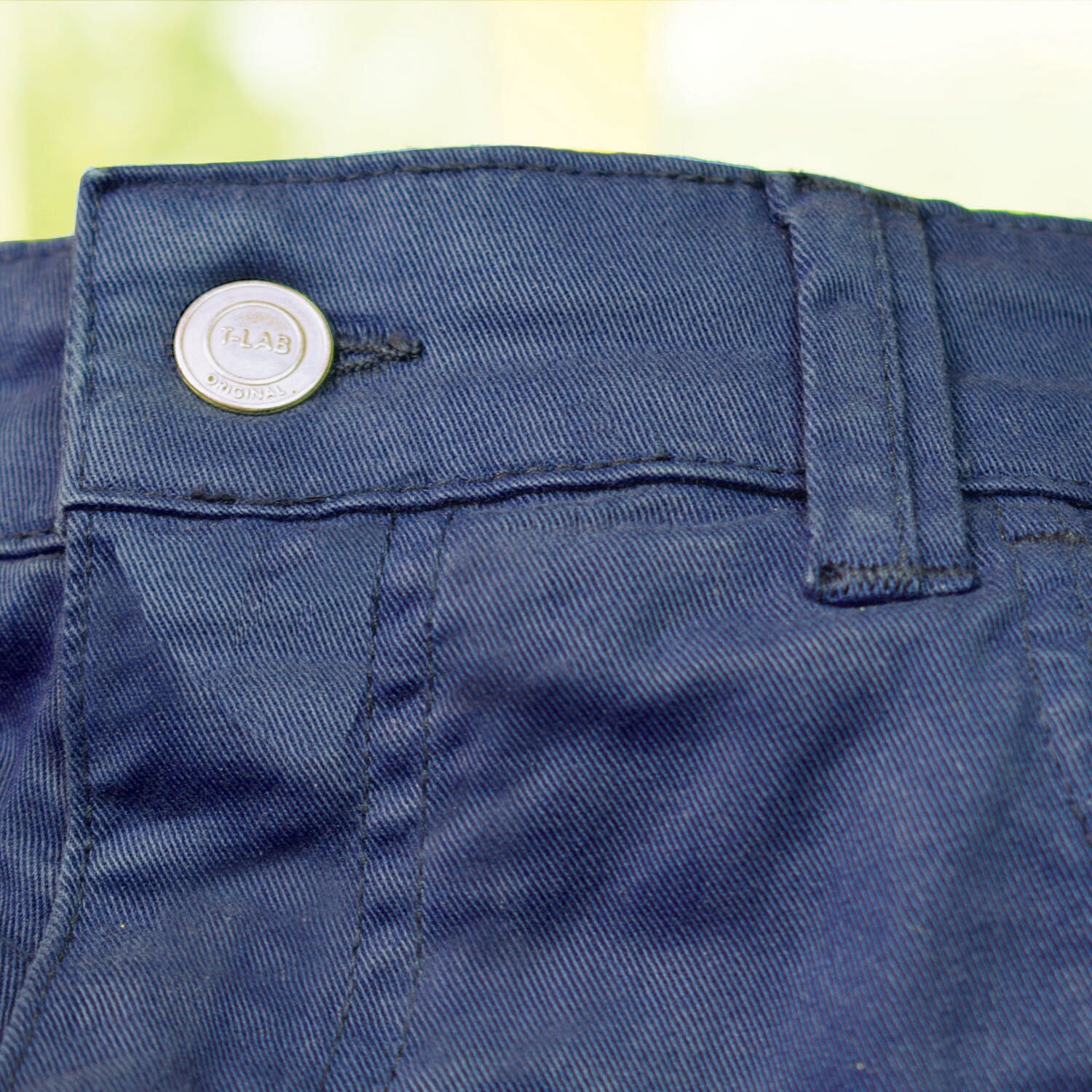 T-lab Faro mens shorts navy button T-lab-Faro-mens-shorts-navy