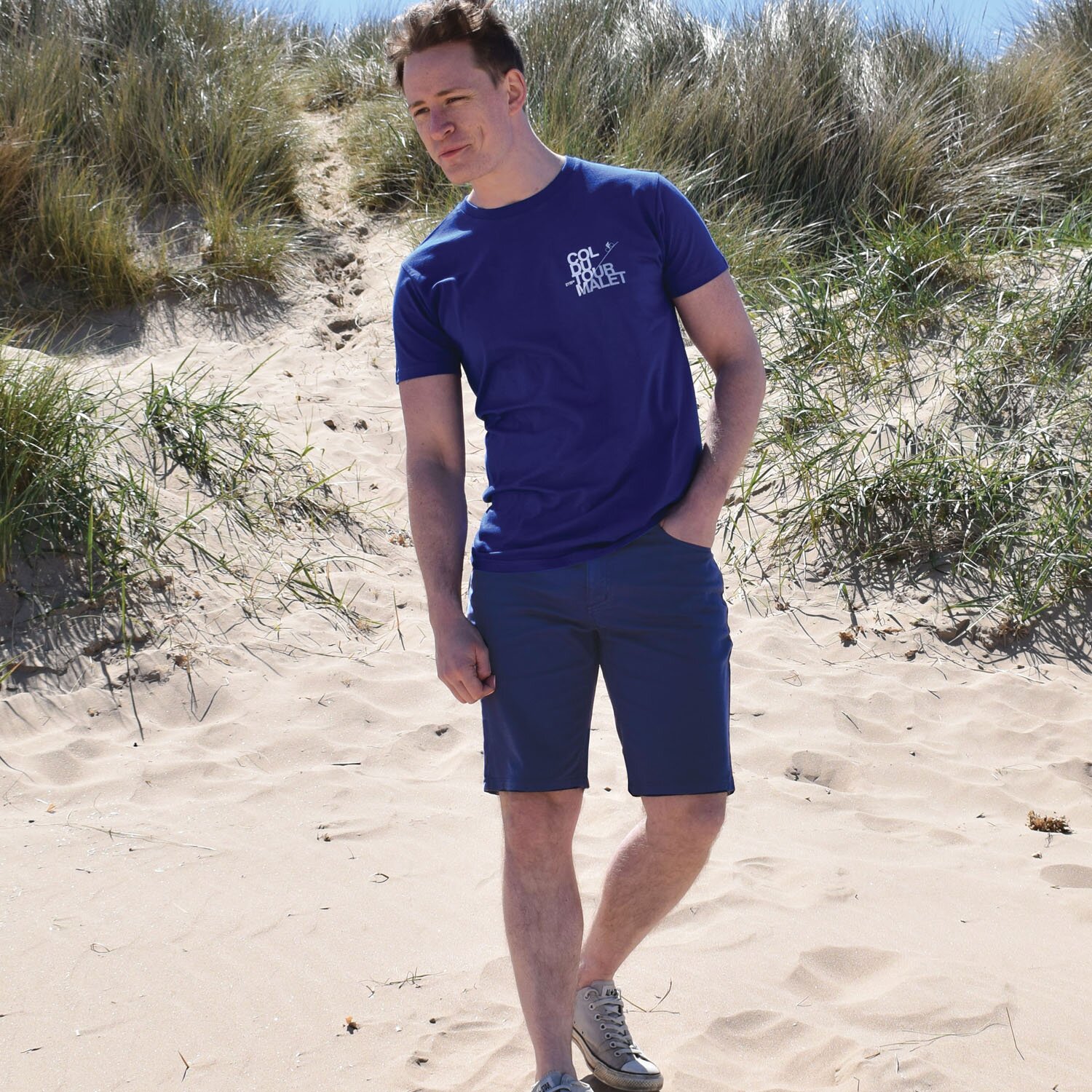 T-lab Faro mens shorts navy model square T-lab-Faro-mens-shorts-navy