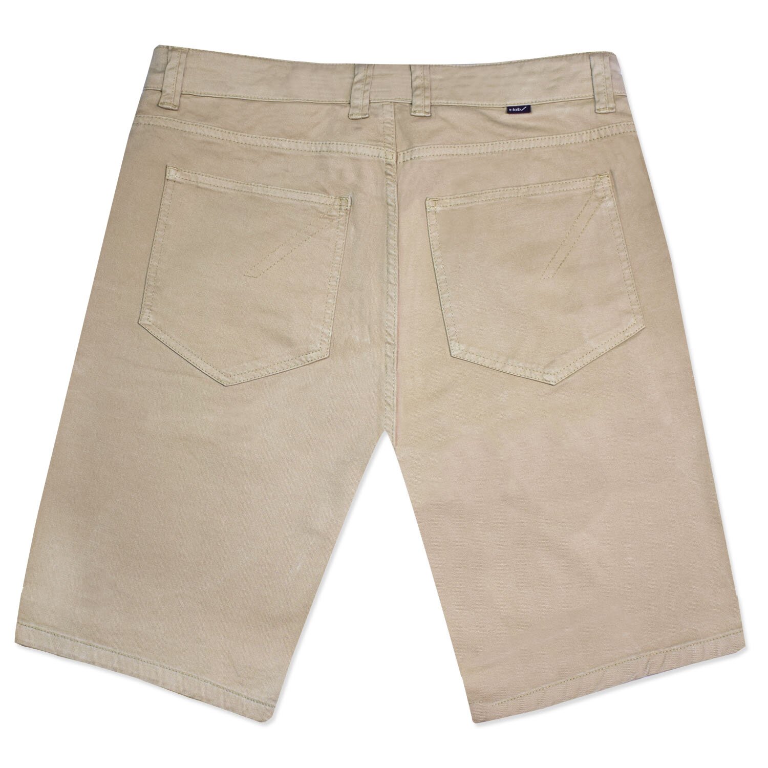 T-lab Faro mens shorts sand rear T-lab Faro mens shorts sand