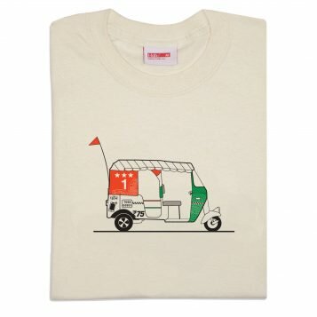 T-lab Tuk Tuk mens natural white t-shirt