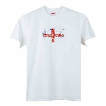 T-lab mens swing low rugby t-shirt white