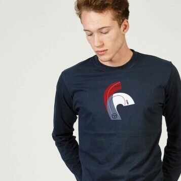 T-lab-Over-&-Out-mens-organic-LS-t-shirt-navy