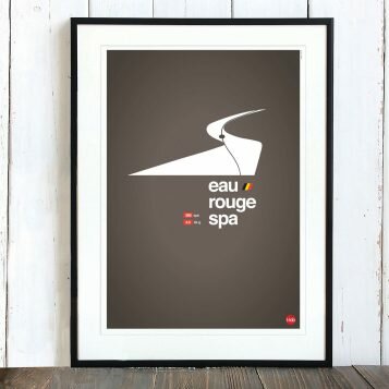 T-lab-Eau-Rouge-motorsports-A3-poster-framed
