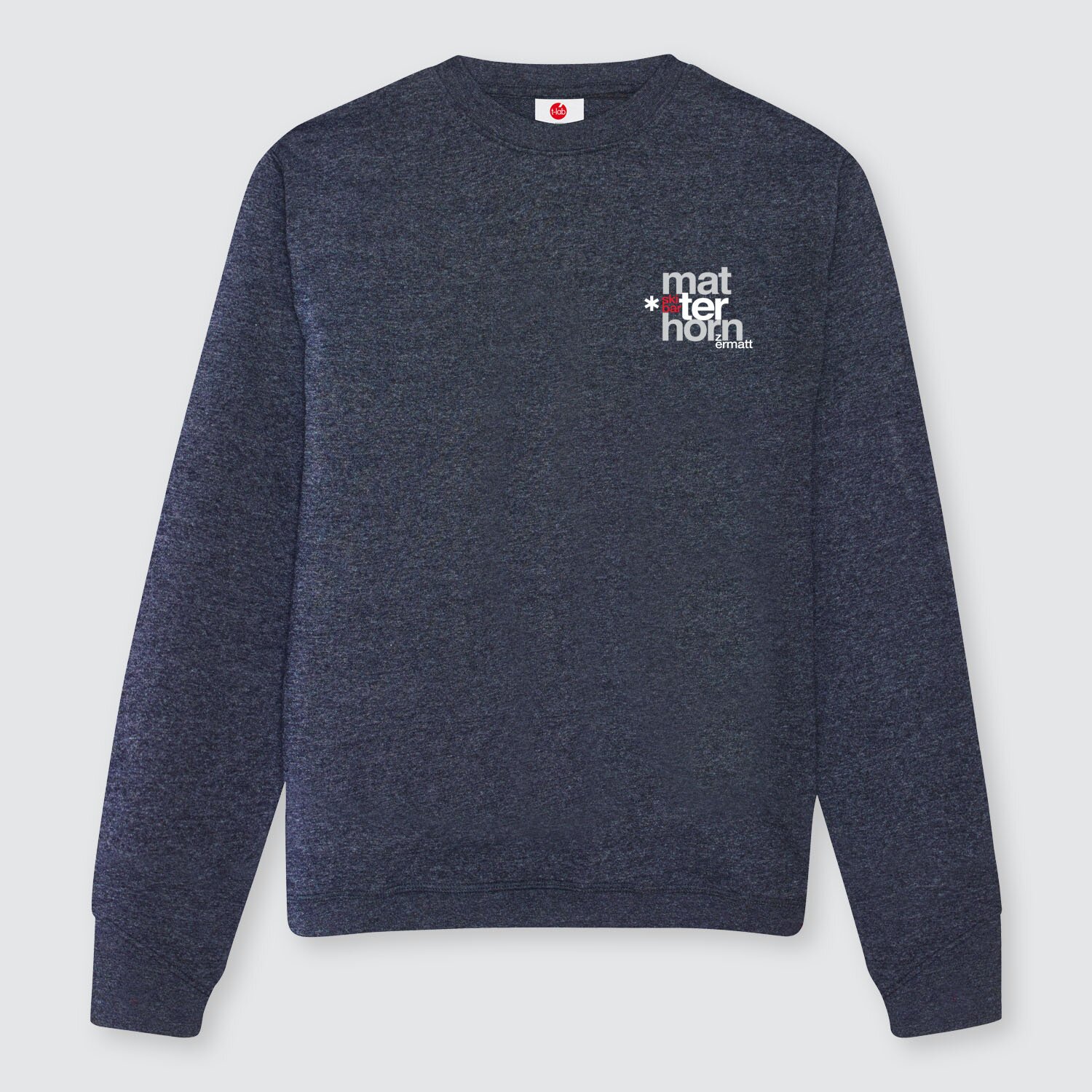 T-lab-Matterhorn-mens-sweatshirt-charcoal T-lab-Matterhorn-mens-sweatshirt-charcoal