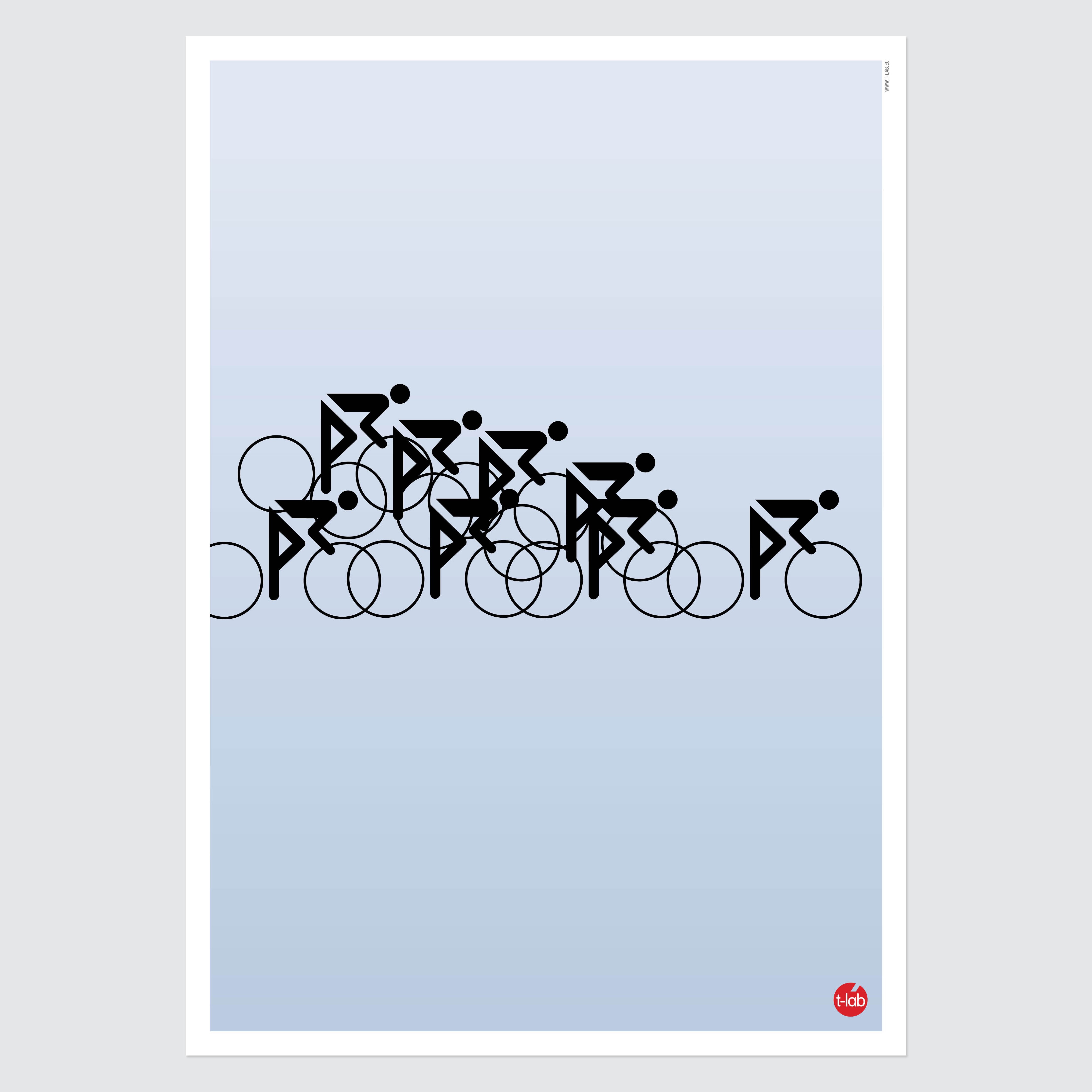 T-lab-Peloton-A3-cycling-poster-unframed T-lab-Peloton-A3-cycling-poster-unframed