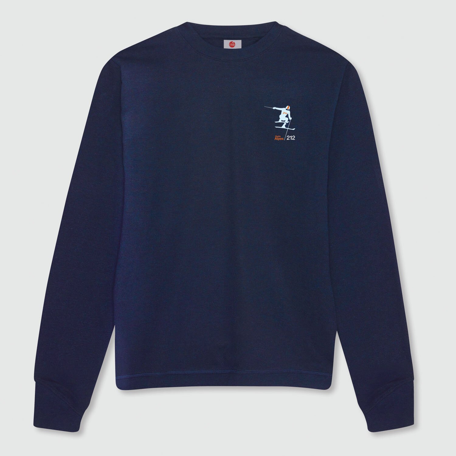 HyperFocal: 0 T-lab-Radio-Alpes-sweatshirt-navy