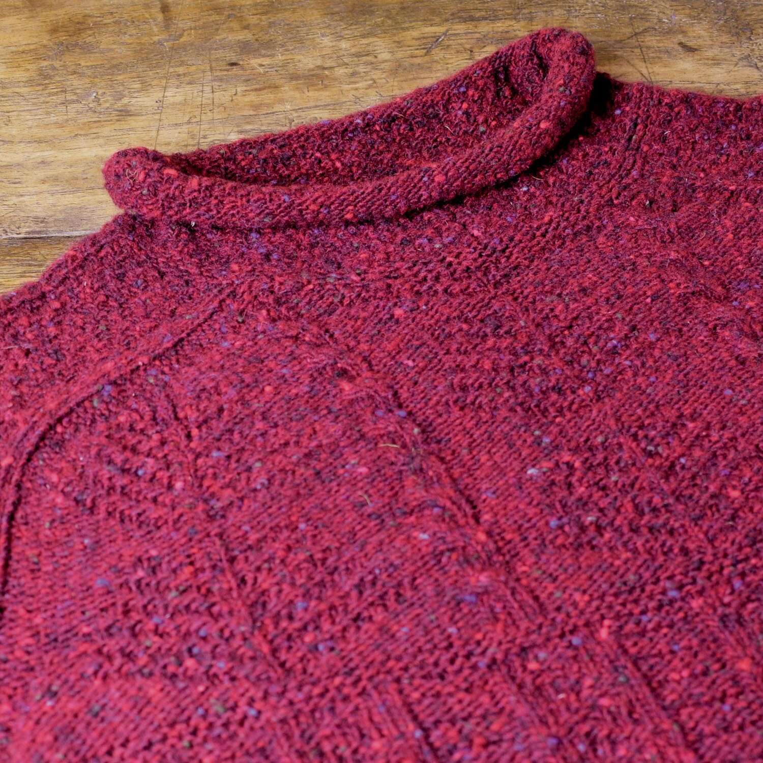 T-lab-Alpina-Red-womens-knitwear-neck T-lab-Alpina-Red-womens-knitwear