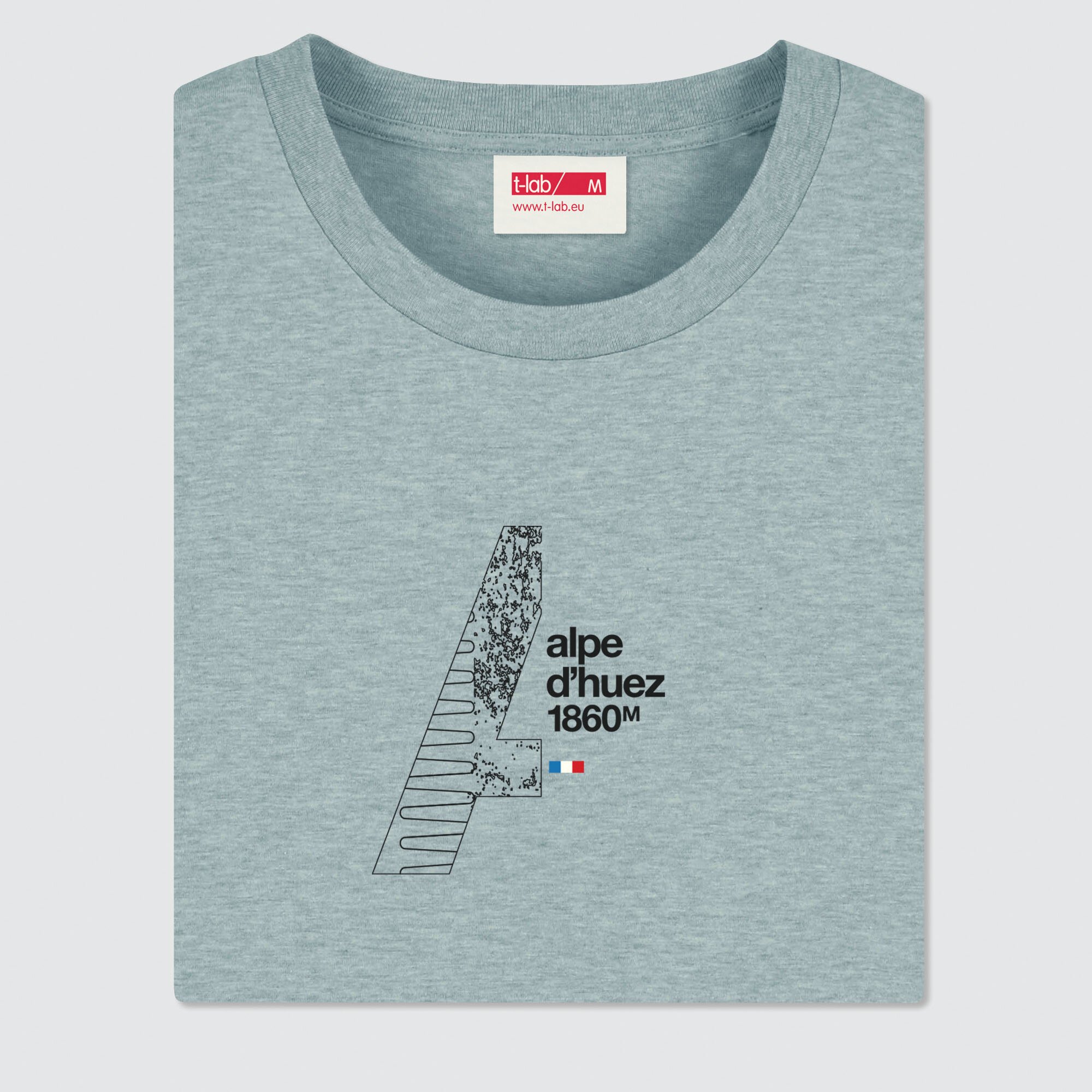 T-lab-mens-t-shirt-Alpes-DHuez-Heather-Ice-Blue T-lab-mens-t-shirt-Alpes-DHuez-Heather-Ice-Blue