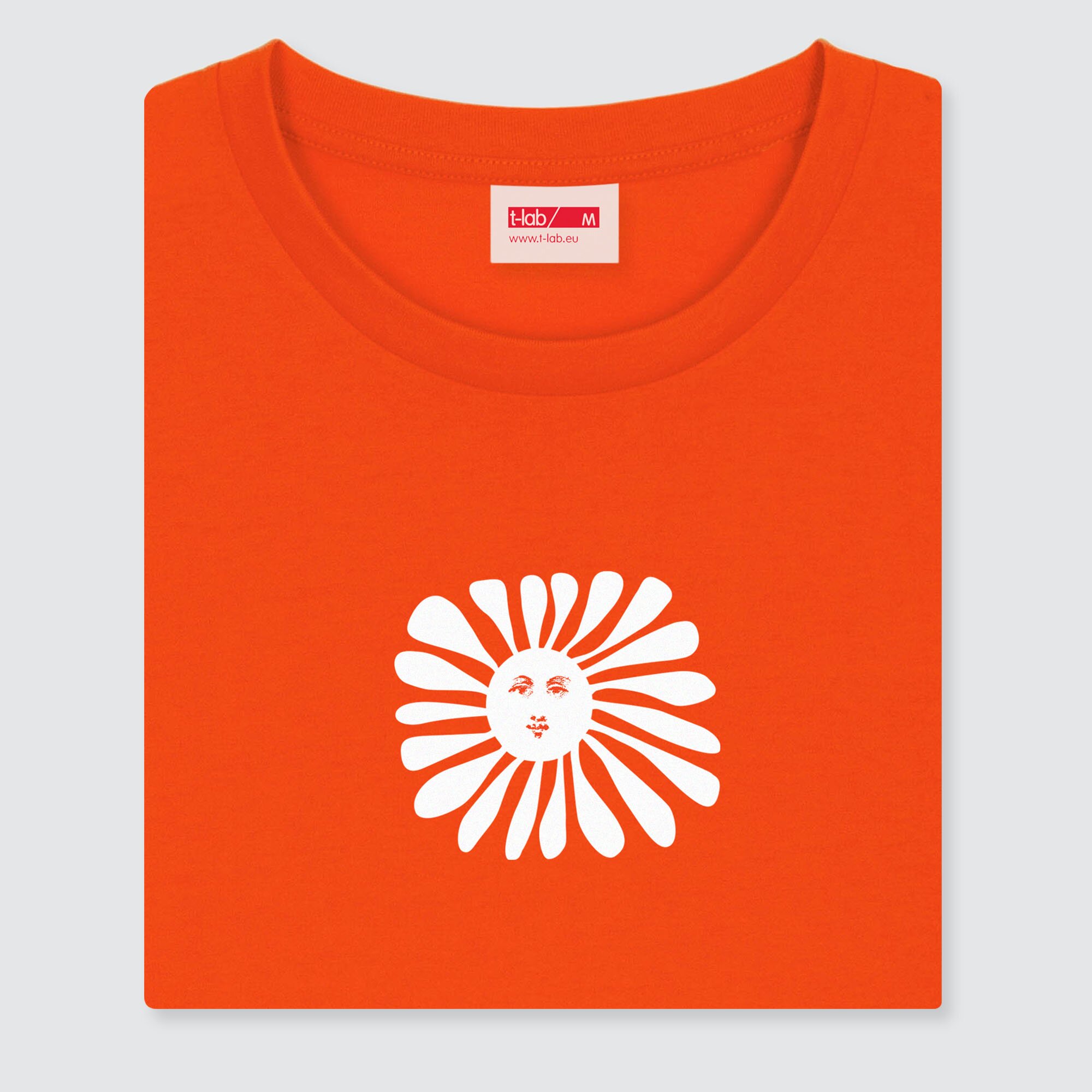 T-lab-Sol-mens-t-shirt-tangerine-fold T-lab-Sol-mens-t-shirt-tangerine