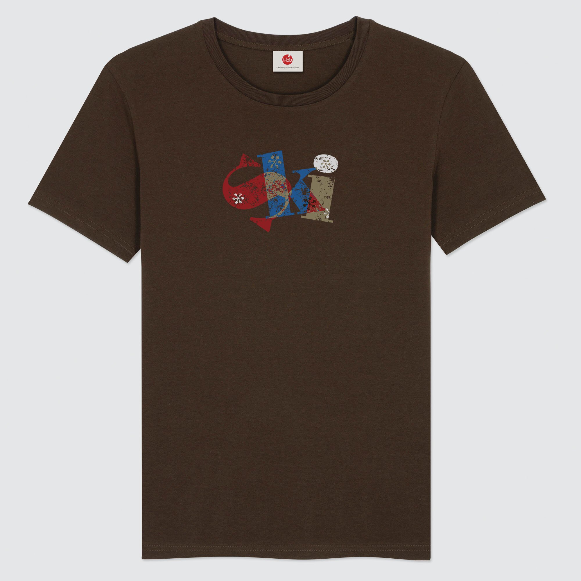 T-Lab-Skidance-Chocolate-brown-mens-ski-t-shirt