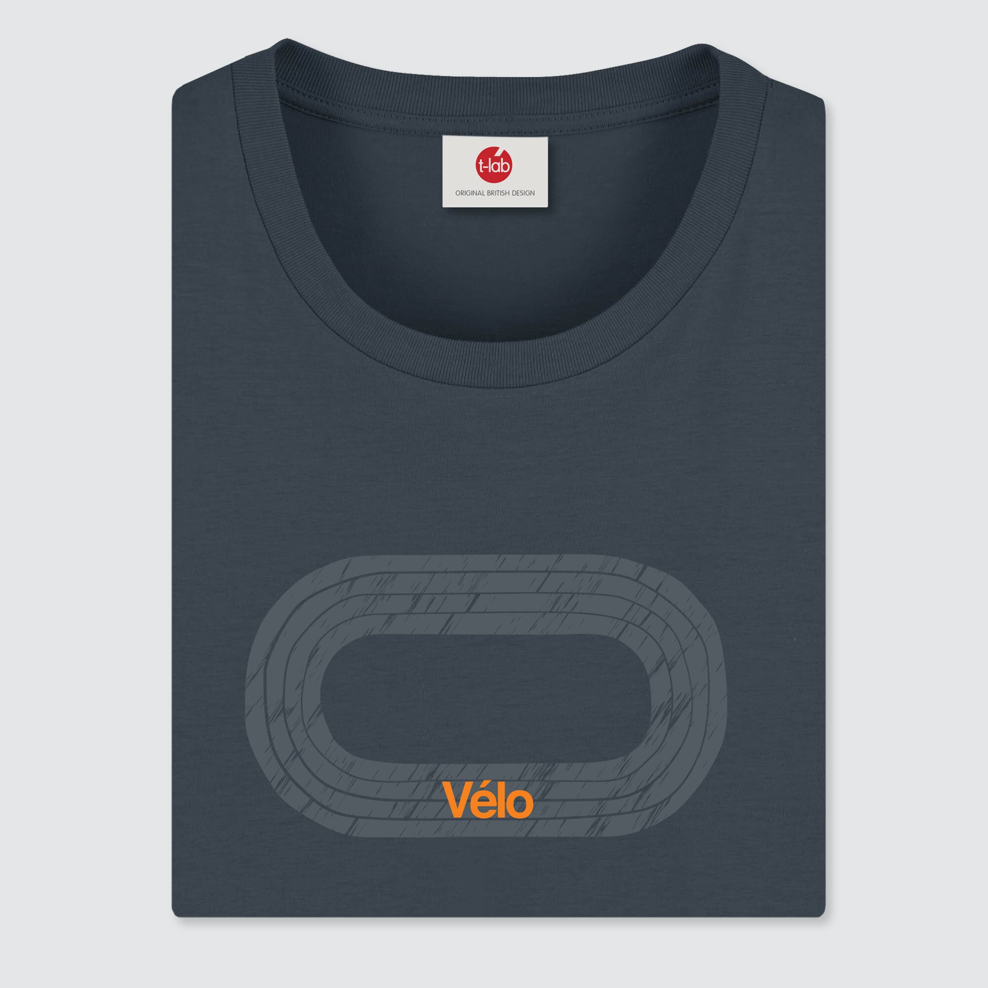 T-lab-Velo-mens-Cycling-t-shirt-grey-fold